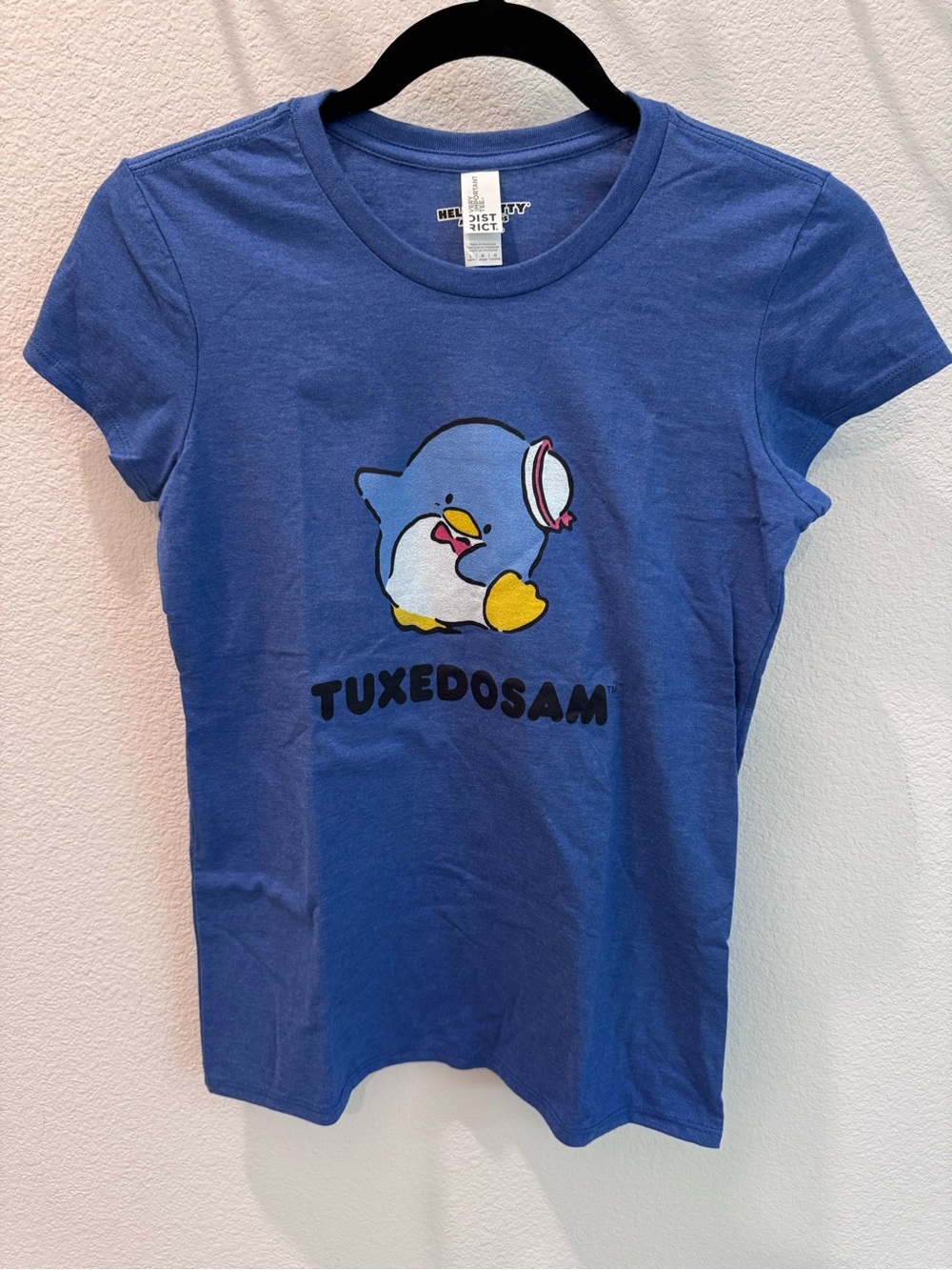 Tuxedosam Graphic Tee - Blue Penguin Design